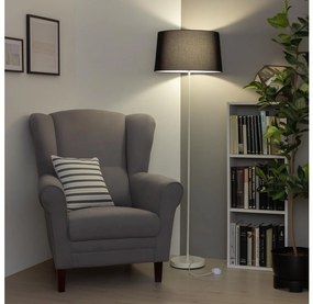 Brilagi - Lampa stojąca LED CERIA 1xE27/40W/230V śr. 45 cm czarna/biała