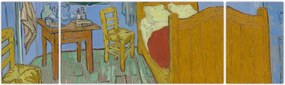Obraz - Vincent van Gogh, The Bedroom, reprodukcje (170x50 cm)