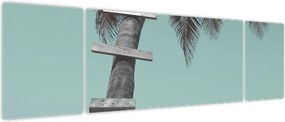 Obraz - Palma na Karaibach (170x50 cm)