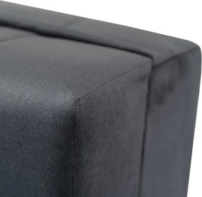 Fotel do Spania VERO Rozkładany Jednoosobowy Amerykanka Szary Nowoczesny