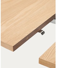 Okrągły rozkładany stół z blatem w dekorze dębu ø 90 cm Montuiri – Kave Home