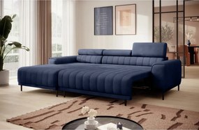 Narożnik CALDO S/MINI Lewostronny z funkcją spania wolnostojąca w tkaninie RUN AGAIN 77 WERSAL