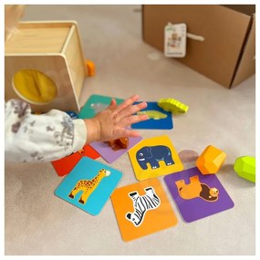 Tooky toy box pudełko xxl montessori edukacyjne 7w1 sensoryczne 31-36 mies.