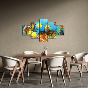 Obraz - Kolorowa rafa koralowa (125x70 cm)