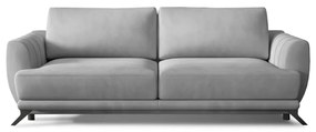 Sofa rozkładana z funkcją spania MEGIS VELVET szara ELTAP