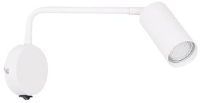 Biały metalowy kinkiet Tina – Candellux Lighting