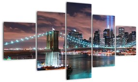 Obraz - Nowy Jork, Manhattan (125x70 cm)