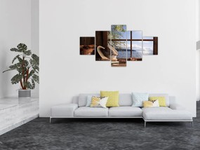 Obraz - Rybackie wyposażenie (125x70 cm)