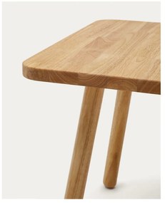 Stolik dla dzieci z litego drewna kauczukowego 55x55 cm Dilcia – Kave Home