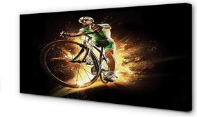 Obraz drukowany na płótnie Minimalistyczny Wizerunek Roweru