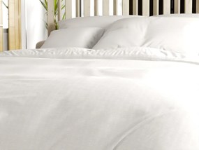 PrzytulneMieszkanie.pl PrzytulneMieszkanie.pl Pościel z kory DENYX biała hotelowa kieszeń Rozmiar pościeli: 70 x 90 cm | 140 x 200 cm