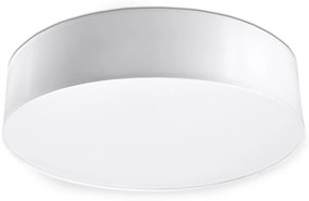Okrągły minimalistyczny plafon E779-Vati - biały