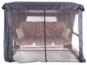 Dach z moskitierą do huśtawki ogrodowej 228 x 126 cm Rimini / Venezia D031-16CW PATIO