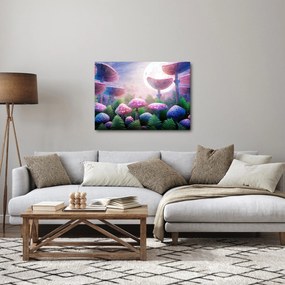 Obraz - Grzyby w pełni księżyca, grafika (70x50 cm)