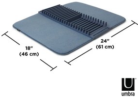 Niebieska tekstylna podkładka do naczyń 61x46 cm Udry – Umbra