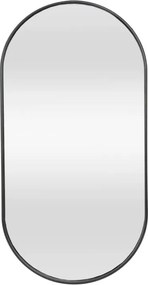 Lustro Elipsa 100x50cm czarne GX06 ścienne owalne łazienkowe do salonu sypialni loftowe Industrialne minimalistyczne
