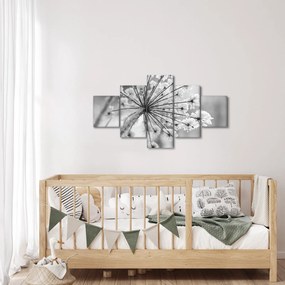 Obraz - Kwiat w zimie (125x70 cm)