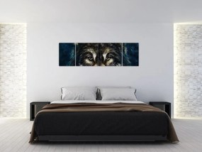 Obraz - Wilk (170x50 cm)