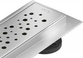 Mexen Flat M12 odpływ liniowy 80 cm, inox - 1021080-15