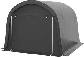 Outsunny Namiot Magazyn 3x3m Szary, Dla Narzędzi Ogrodowych, Na Rowery | Aosom PL