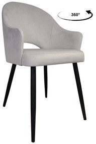 Krzesło obrotowe Velvet podstawa czarna MG39