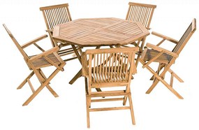 Zestaw ogrodowy teak IVORY I. 1 + 5 (poduszki GRATIS)