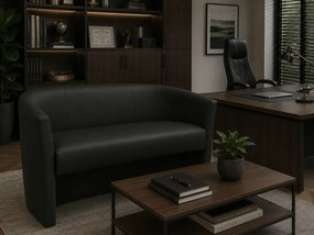 Sofa CLUB tapicerowana : Kolor tkaniny - EKO-SKÓRA - 6D, Typ tkaniny - Eko-skóra