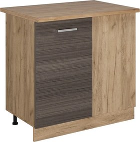 Szafka narożna szlachetna szarość 86x60x81.6 r-line