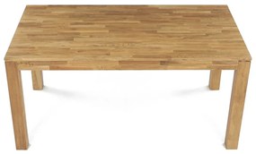 Stół jadalny 160 x 90 cm, dąb, XL