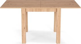 Stół Kwadratowy Rozkładany MAX 80-160 cm Dąb Artisan Skandynawski