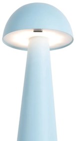 Jasnoniebieska lampa stołowa LED (wysokość 16,5 cm) Mini LED Dome – Leitmotiv