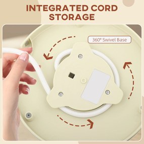 HOMCOM Czajnik, 2200W, okno widokowe, filtr, szybki czajnik, beżowy