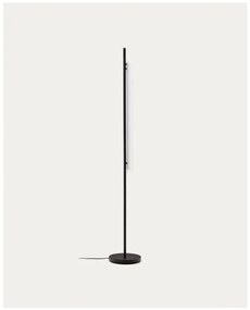 Czarno-biała lampa stojąca LED ze szklanym kloszem (wysokość 150 cm) Vauxall – Kave Home