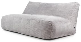 Jasnoszary sztruksowy worek do siedzenia Sofa Tube 190 – SLOWDOWN