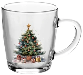 Szklany kubek Altom Choinka 350 ml