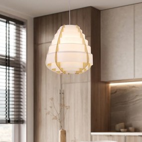 Biała lampa wisząca Nagoja – Candellux Lighting