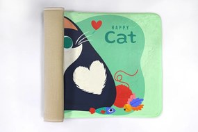 Dywanik antypoślizgowy do łazienki Dywanik antypoślizgowy do łazienki Kotek Zwierzęta