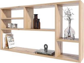 6 Komorowa Półka Regał Wiszący Dąb Artisan S7-W69