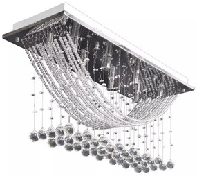 Kryształowa lampa sufitowa w stylu glamour - 3X E995 Z9-H60