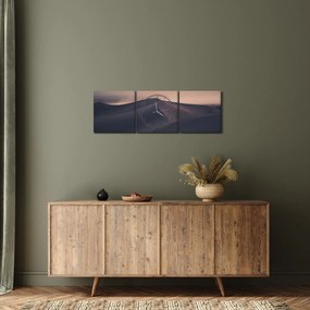 Obraz - Wydmy piaskowe (z zegarem) (90x30 cm)