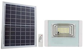 LED Zewnętrzny naświetlacz solarny LED/20W/3,2V IP65 6400K + pilot