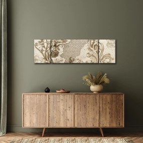 Obraz - Ściania z kwiatami (170x50 cm)