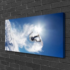 Fotoobraz na płótnie Zimowe Szaleństwo na Stoku