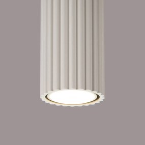 Plafon KARBON 10 beżowy ryflowany SOLLUX  LIGHTING