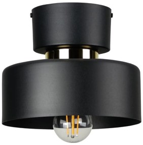 Lampa sufitowa IGNIA 1xE27/60W/230V czarna/złota