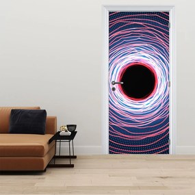 Fototapeta na drzwi - Abstrakcja koło (95x205cm)