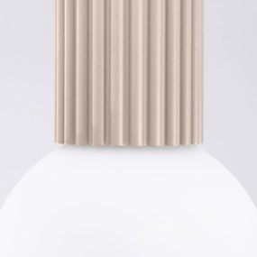 Niebieska lampa sufitowa ze szklanym kloszem ø 12 cm Orbital – Sollux