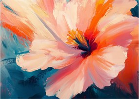 Obraz - Malowany kwiat (70x50 cm)