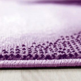Dywan nowoczesny Plus Wstęgi fioletowy 160 cm x 230 cm