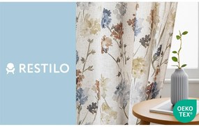 Kremowa zasłona 135x250 cm Flosi – Restilo